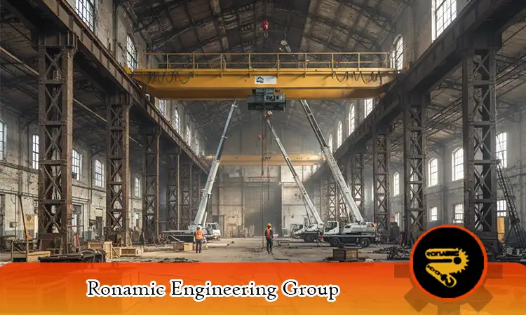 نصب جرثقیل در سالن‌ های قدیمی