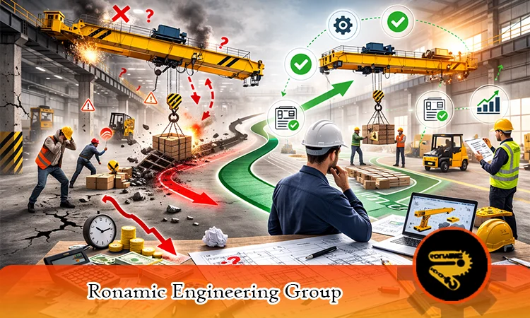 چرا انتخاب اشتباه جرثقیل از همان ابتدا پروژه را دچار مشکل می کند؟