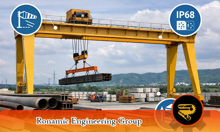 چرا جرثقیل دروازه ای گزینه مناسب انبار روباز است؟