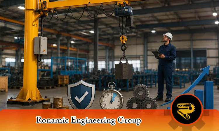 چرا افزایش عمر مفید جرثقیل بازویی اهمیت دارد؟