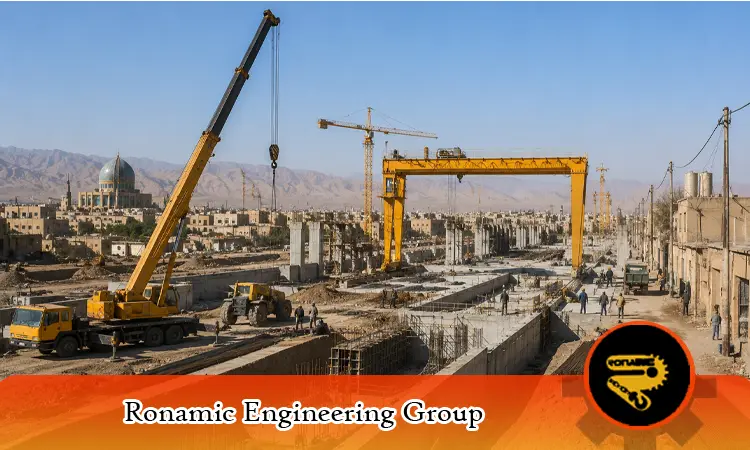 تاثیر چالش های پروژه های عمرانی کاشان بر انتخاب جرثقیل