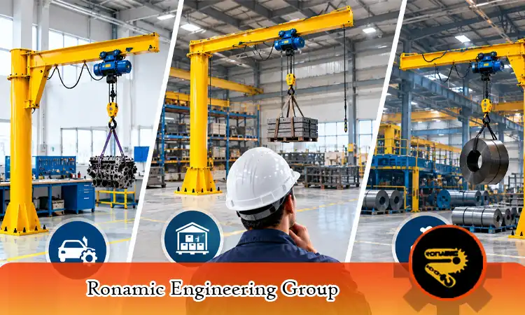 بررسی کدام برند جرثقیل بازویی برای چه کاربردی مناسب تر است؟